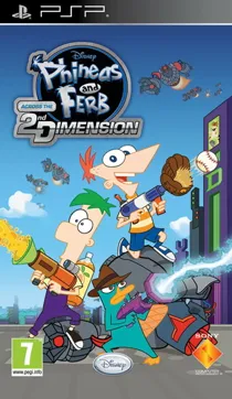 Disney Phineas and Ferb - Across the 2nd Dimension (EU) box cover front